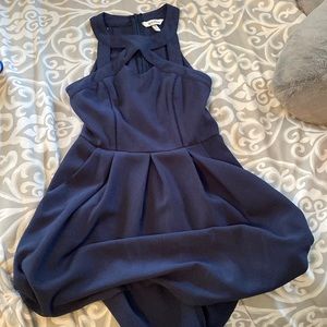 navy blue dress with pockets from Francesca’s